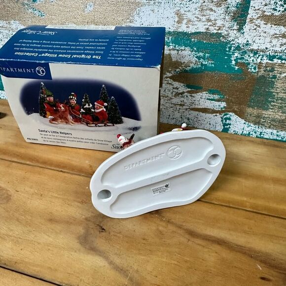 Dept. 56 Santa’s Little Helpers Children dog figurine #55025 Snow Village - Picture 2 of 4